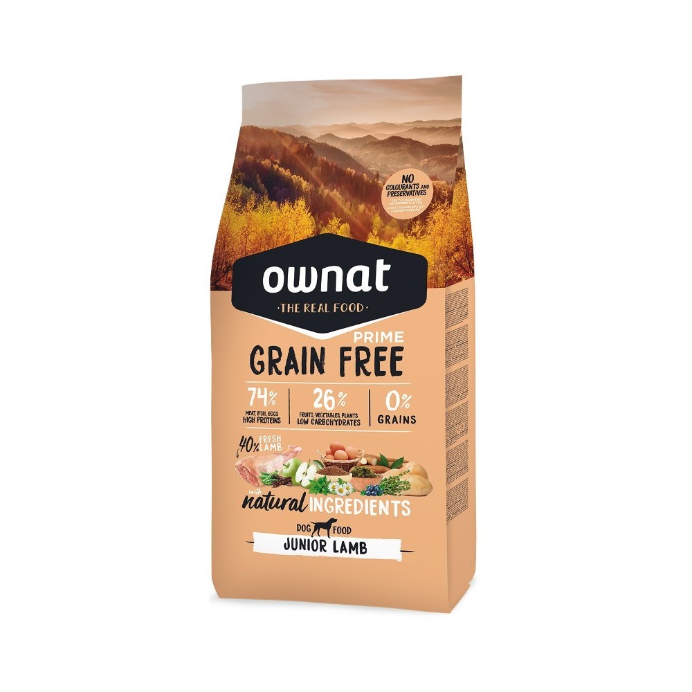 OWNAT PRIME GRAIN FREE JUNIOR LAMB
