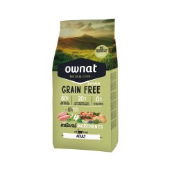 OWNAT PRIME GRAIN FREE ADULT CHICKEN Y TURKEY