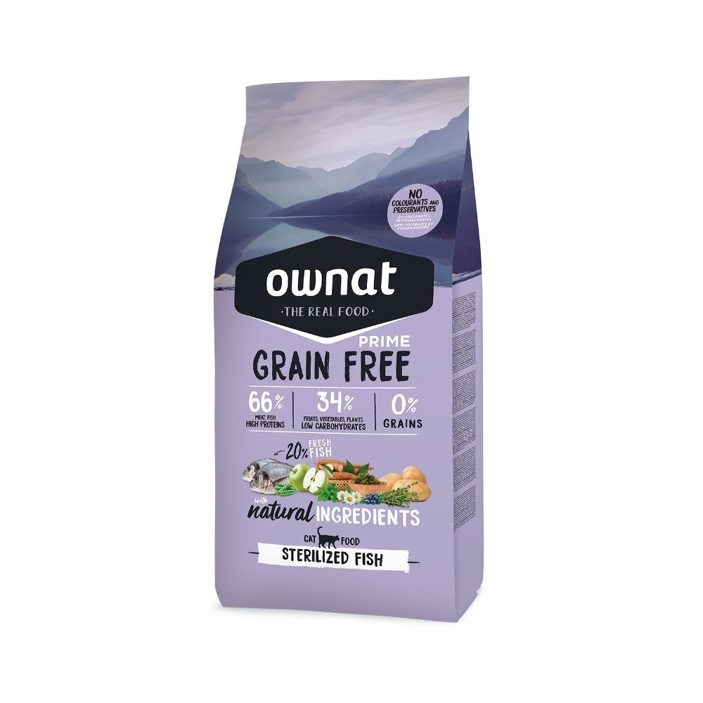 OWNAT PRIME GRAIN FREE STERILIZED FISH