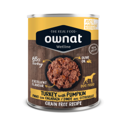 OWNAT WETLINE Turkey with Pumpkin (DOG) 395g