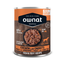 OWNAT WETLINE Chicken with Carrots (DOG) 395g