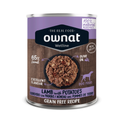 OWNAT WETLINE Lamb with Potatoes (DOG) 395g