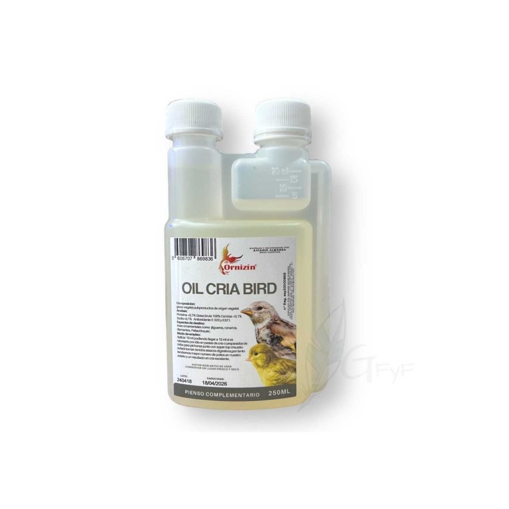 Ornizin Oil cría Bird