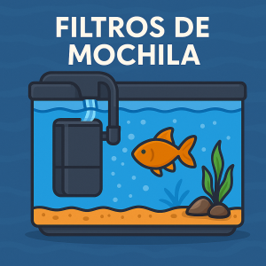Filtros de mochila para acuarios